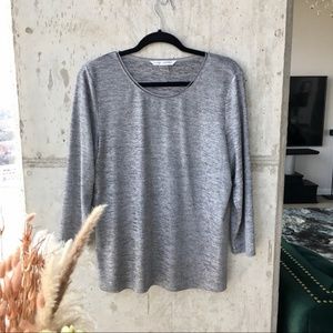 Peter Nygard Gray Top L